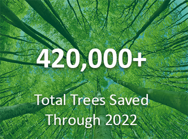 420,000+ Total Trees Saved